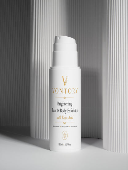 Brightening Face & Body Exfoliator with Kojic Acid