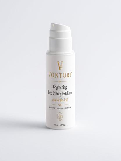 Brightening Face & Body Exfoliator with Kojic Acid