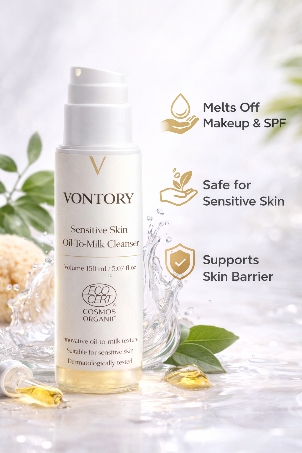 VONTORY Sensitive Skin Oil-To-Milk Cleanser